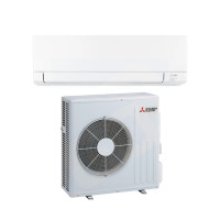Mitsubishi Outdoor unit MUZ-GX18NLH2-CA1, Indoor unit MSZ-GX18NL-CA1 Standard Ductless Heat Pump, 18,000 BTU