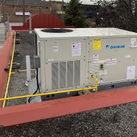 commercial-hvac-industrial-Rooftop-Carrier-to-Daikin-3-ton-upgrade-Scarborough-after-front-view